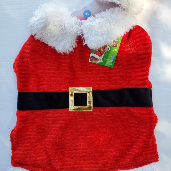Pawsitively Merry Dog Santa Outfit XL - Picture 2 of 3